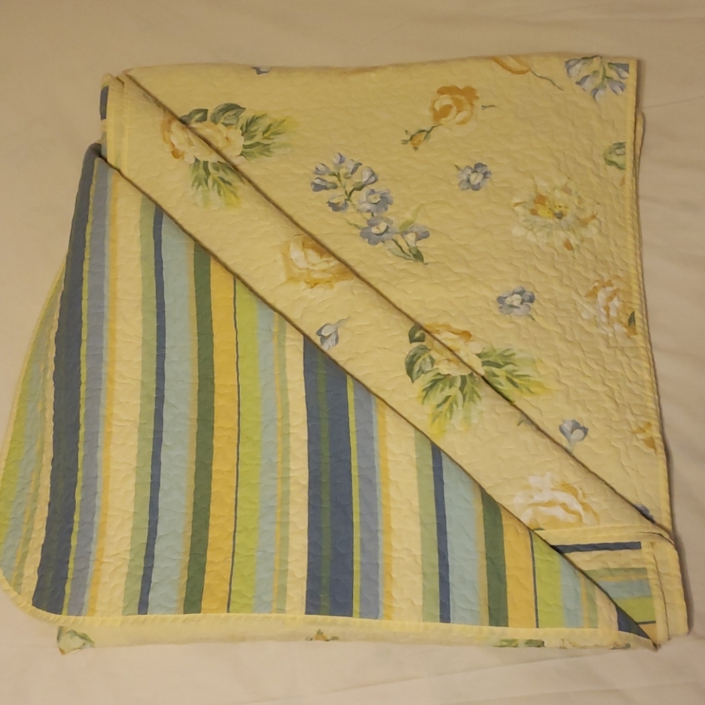 Reversible King Size Quilted Bedspread